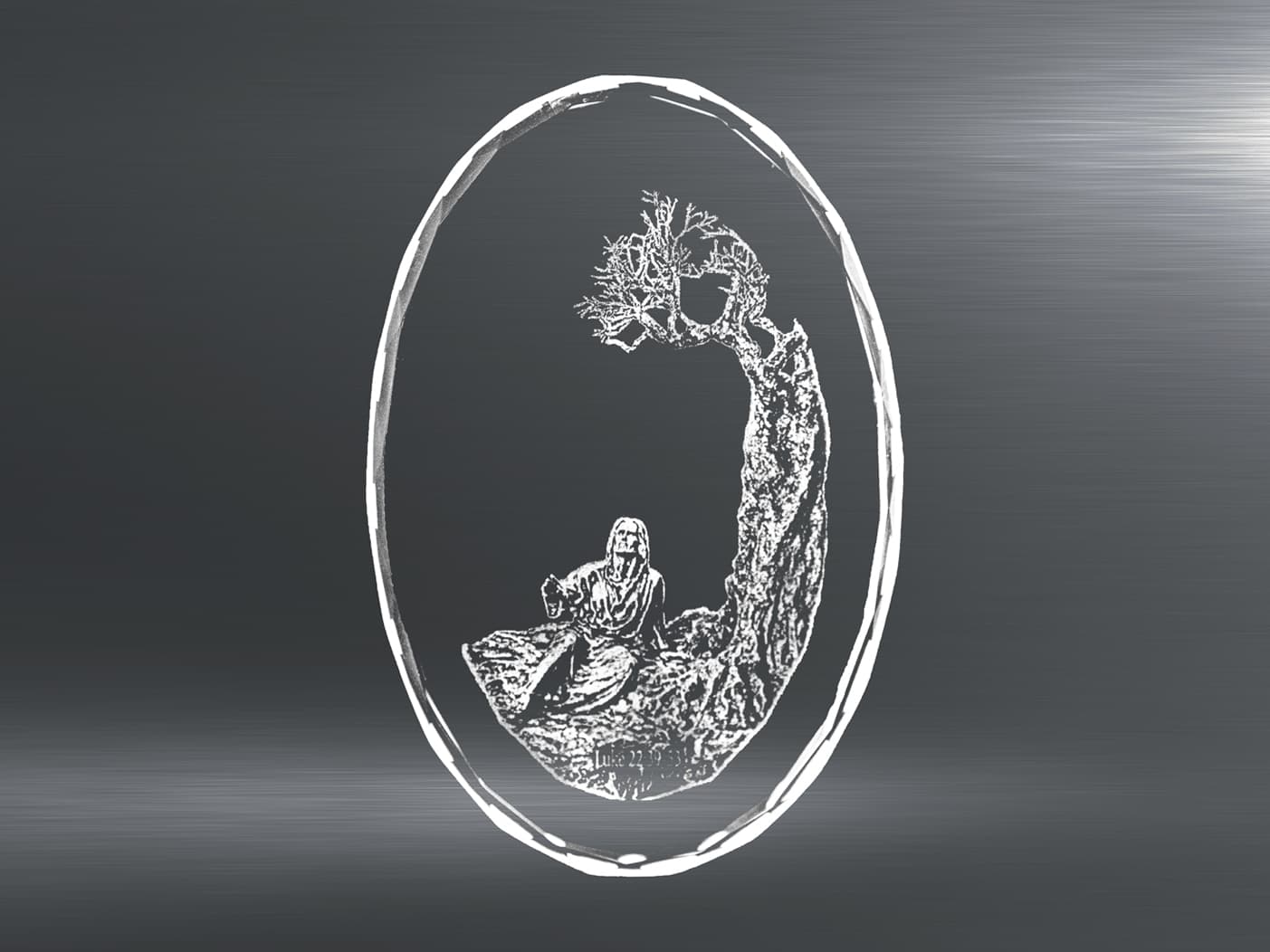 "Gethsemane" Crystal Gem