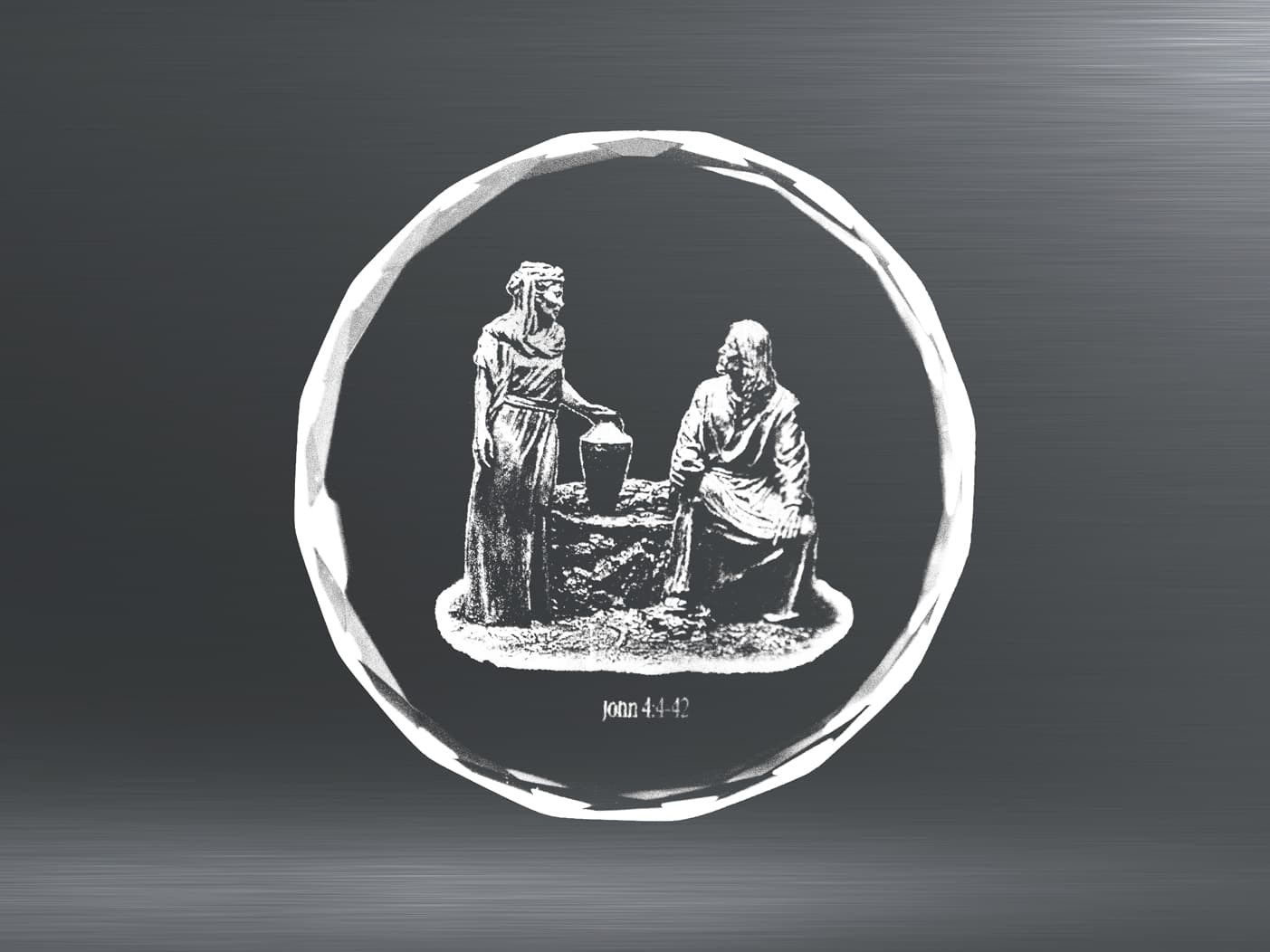 "I Give You Living Water" Crystal Gem