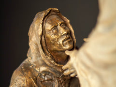 Be Thou Clean-03 Bronze Sculpture