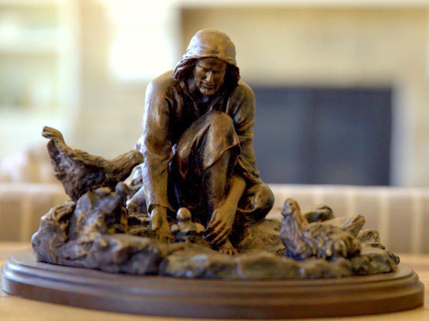 "His Gathering" Small Bronze Sculpture